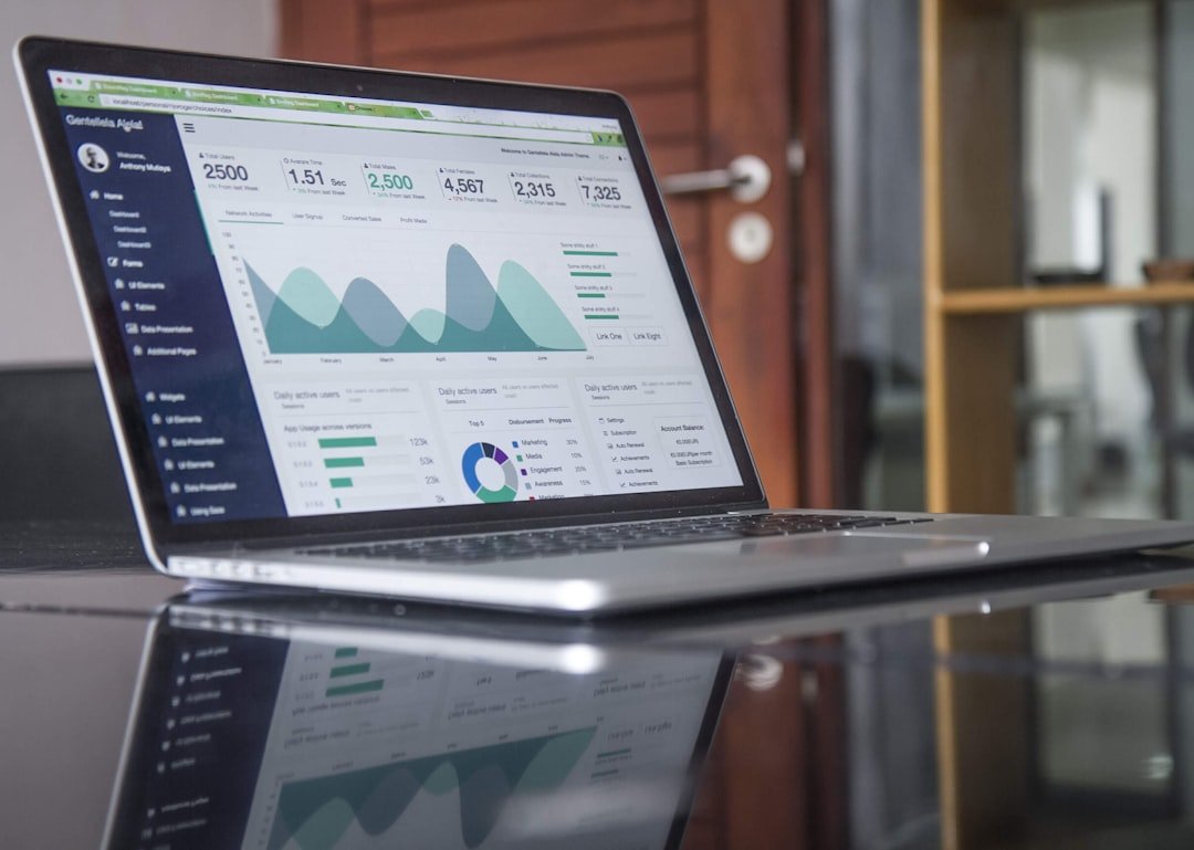 SEO analytics and organic search performance dashboard